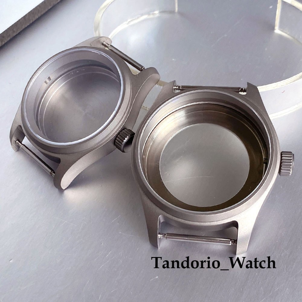 36mm/39mm 20ATM Titanium Pilot Diver Men Watch Case For NH35 PT5000 Miyota 8215