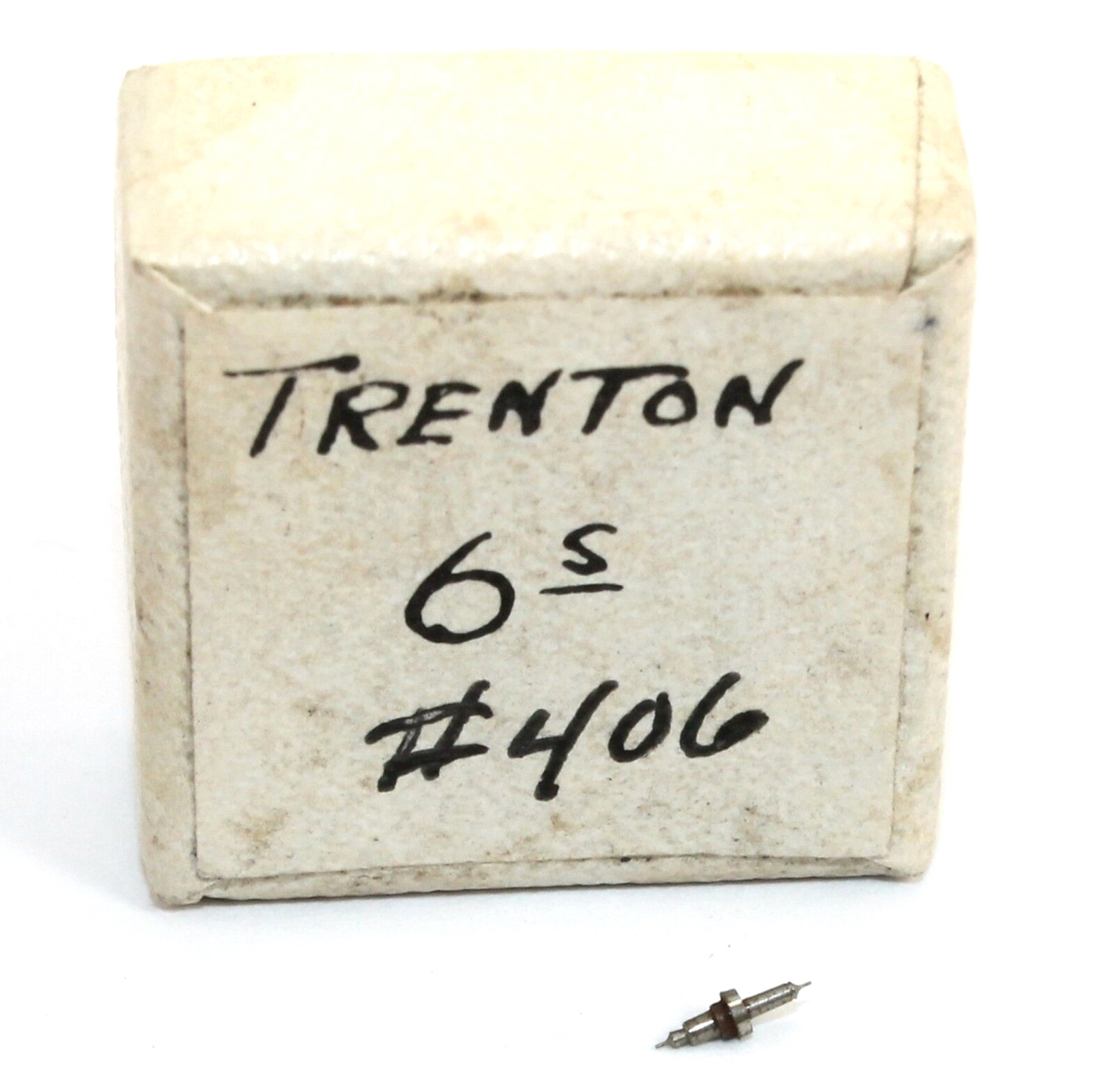 TRENTON POCKET WATCH BALANCE STAFF NOS 6 SIZE PART # 406!! DT1153
