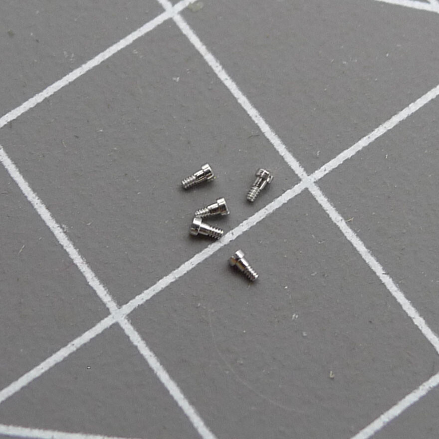3 PIECES 3135-5452 Screw for Hairspring Bridle Replacement for RLX 3135 Movement