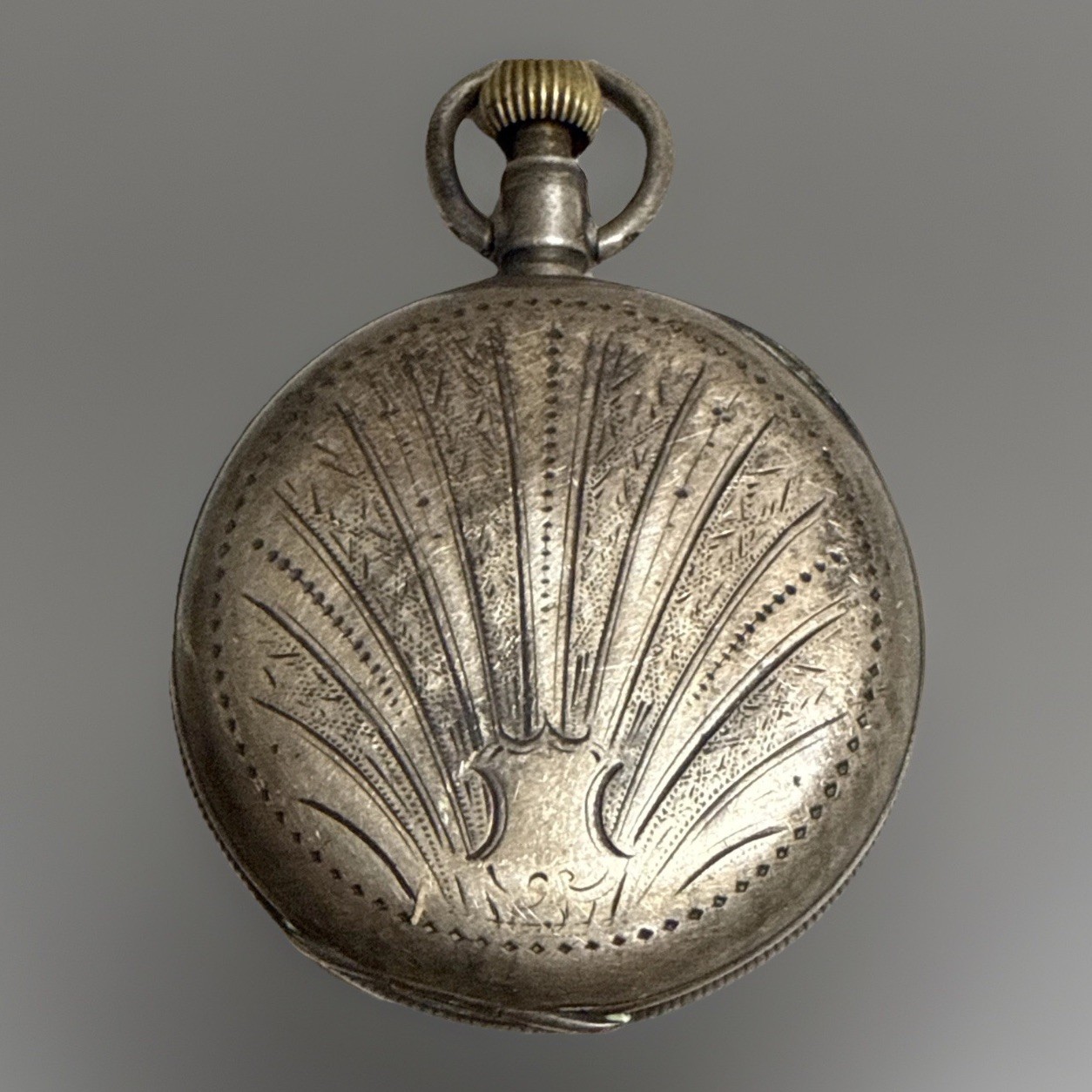 Swiss 0.800 Silver Pocket Watch Case Only EXTRA Switzerland 🪙