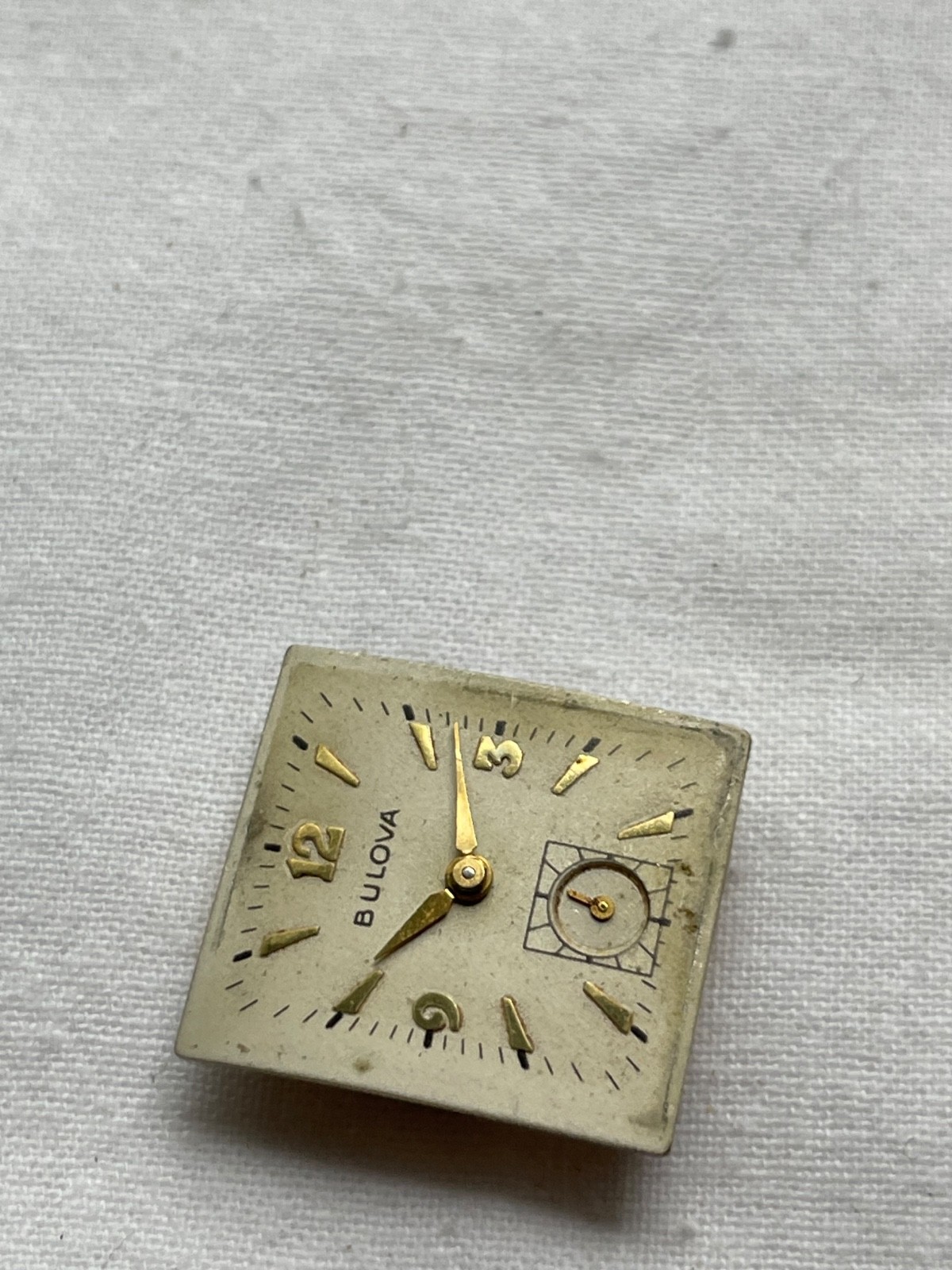 Bulova 8AE – movement for mens watch TRY TO RUN, lot 0707