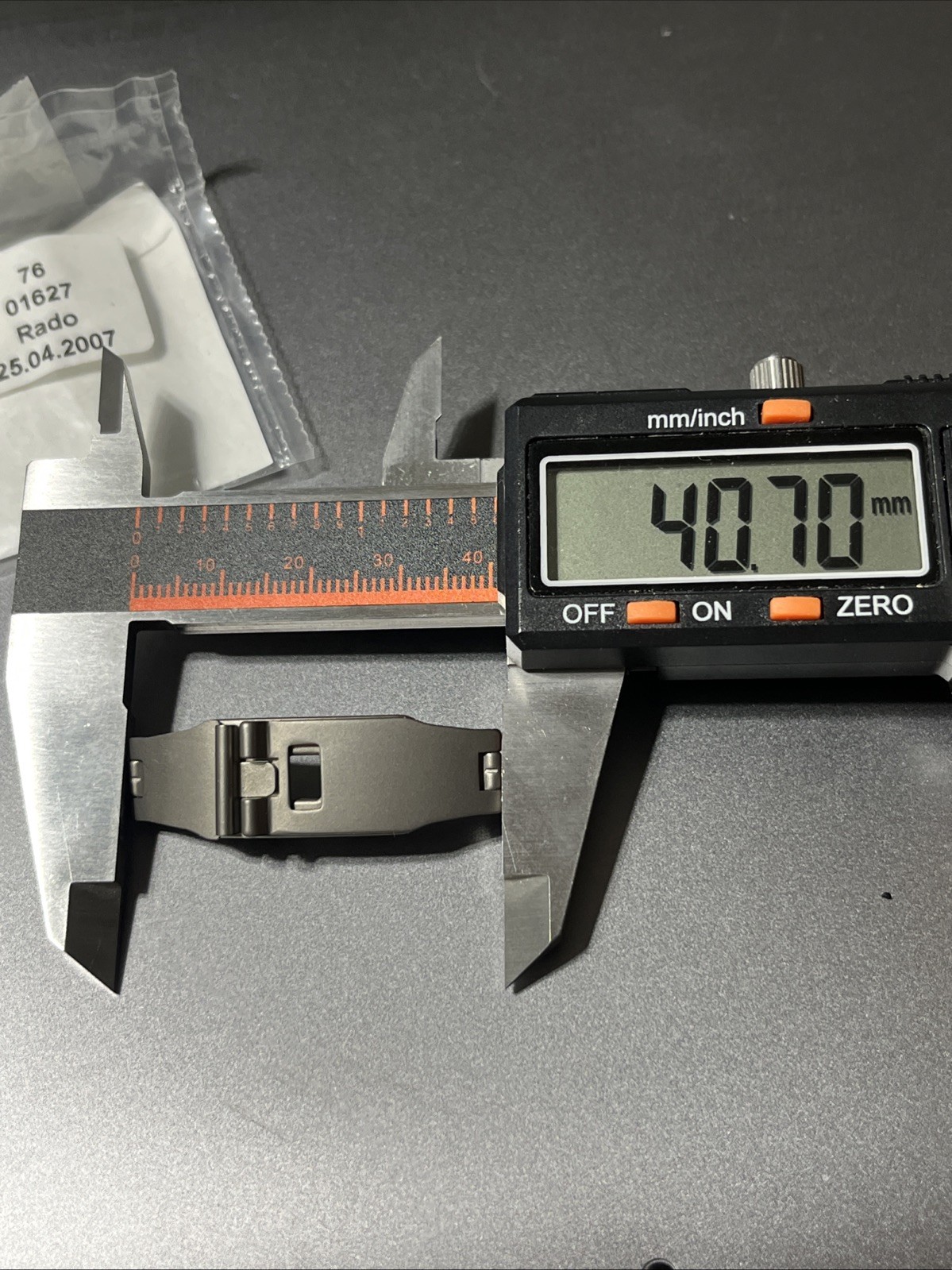 RADO Women Watch Clasp Buckle Double Inner Folding 12 mm Titanium Ref. 04401 OEM