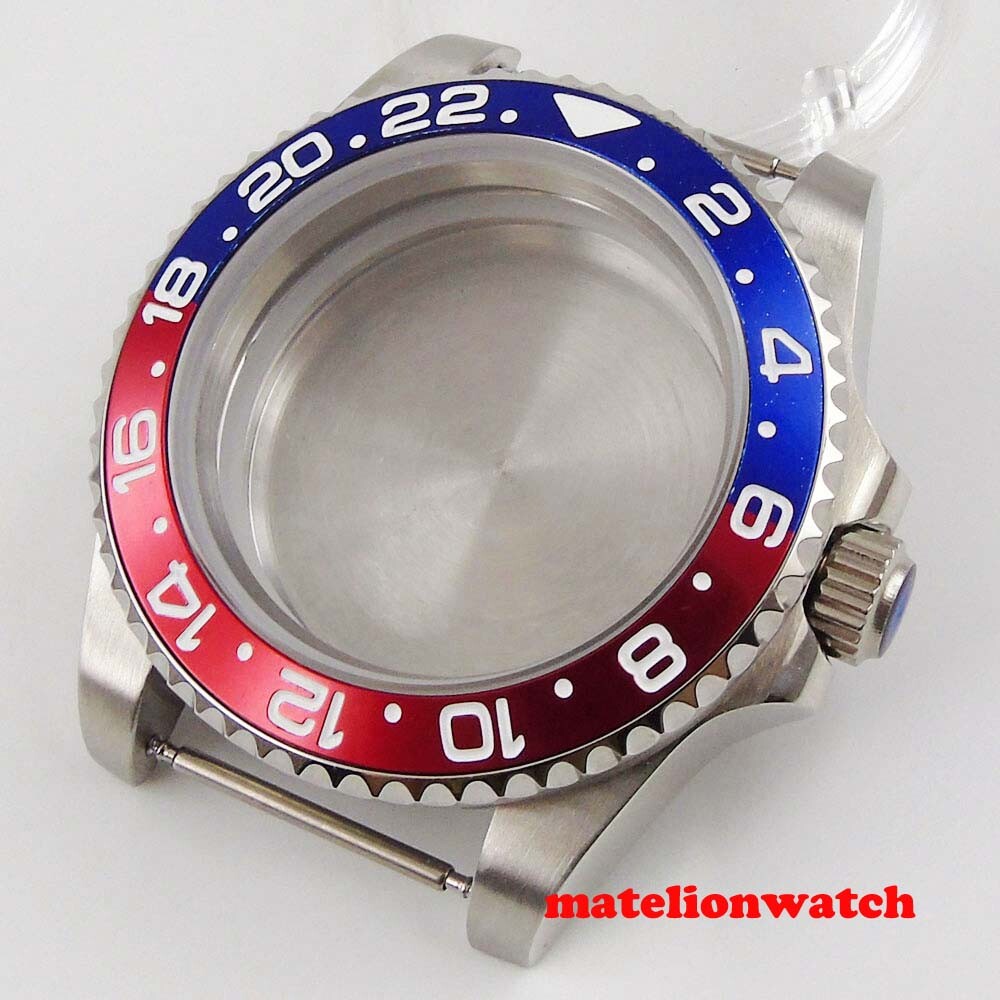 40mm Sapphire Glass Watch Case Fit NH35A Miyota8215 821A ETA2824 DG2813 PT5000