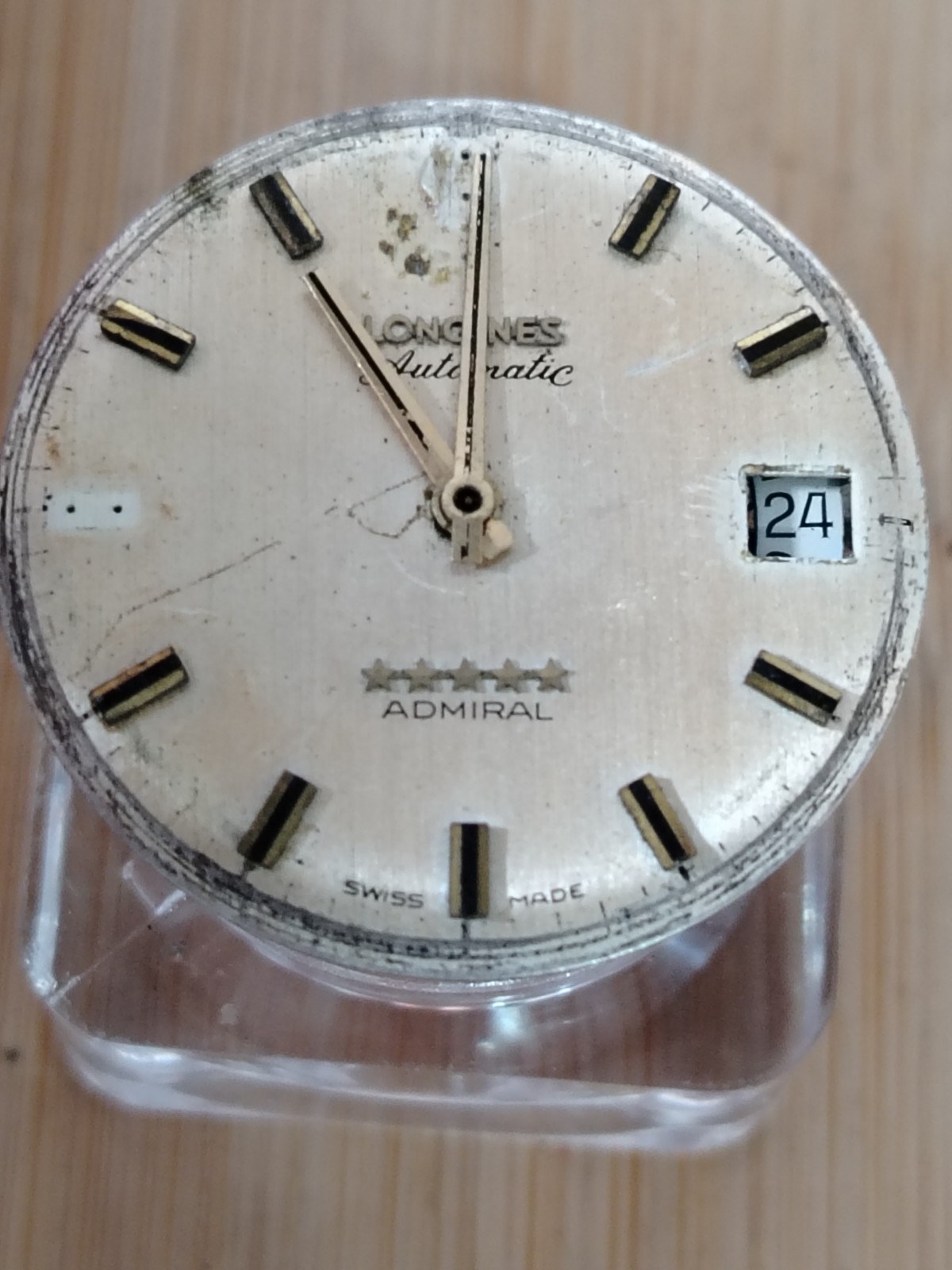 Vintage Longines Cal. L890.2 (17 Jewel) Automatic Wristwatch Movement For Parts