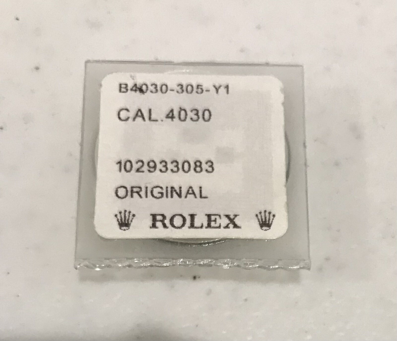 Rolex Calibre 4030 Ratchet Wheel 4030-305 – New Sealed Package
