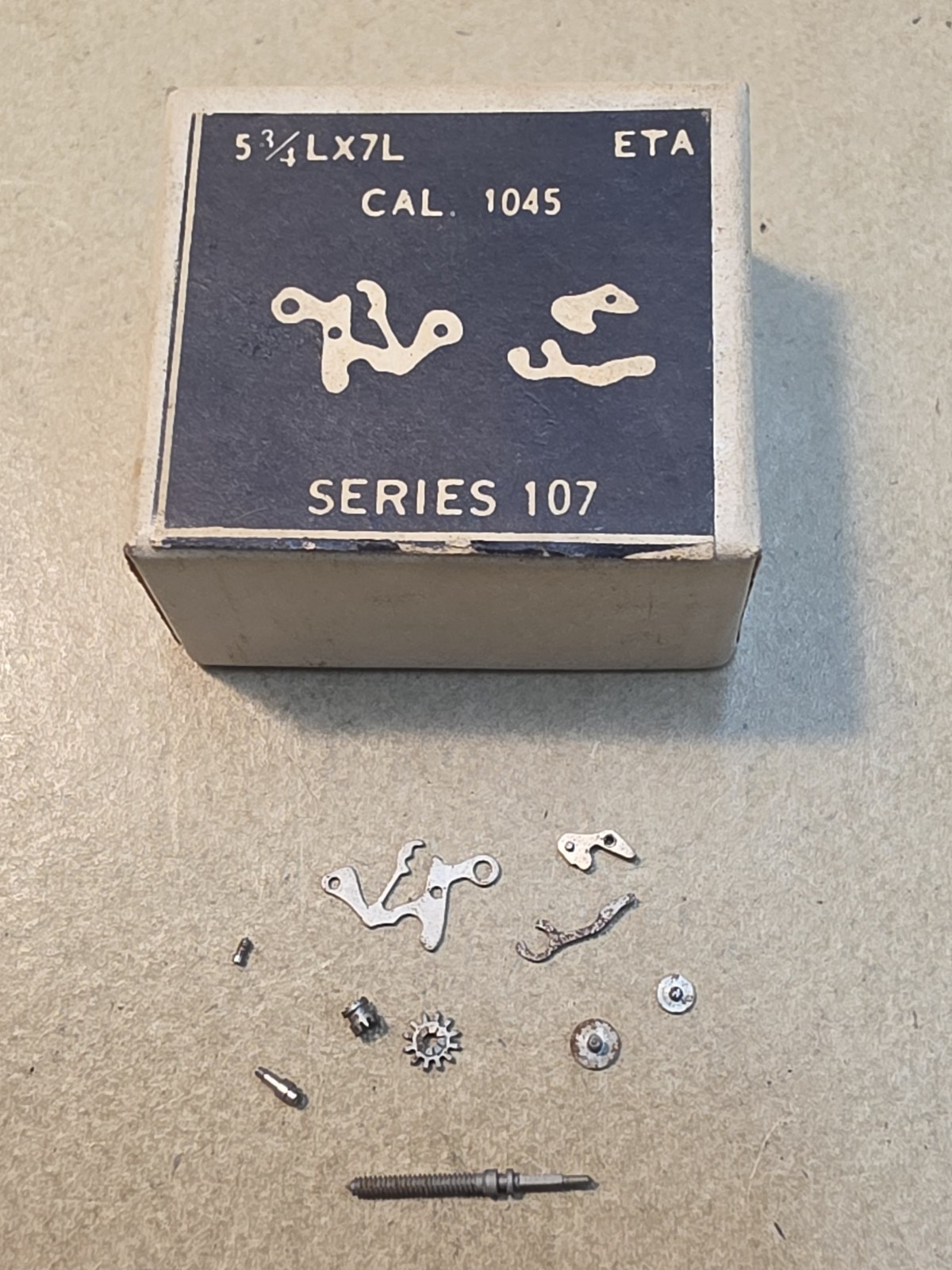 Small Lot Of Vintage NOS 5-3/4L×7L ETA 1045 Parts Spares
