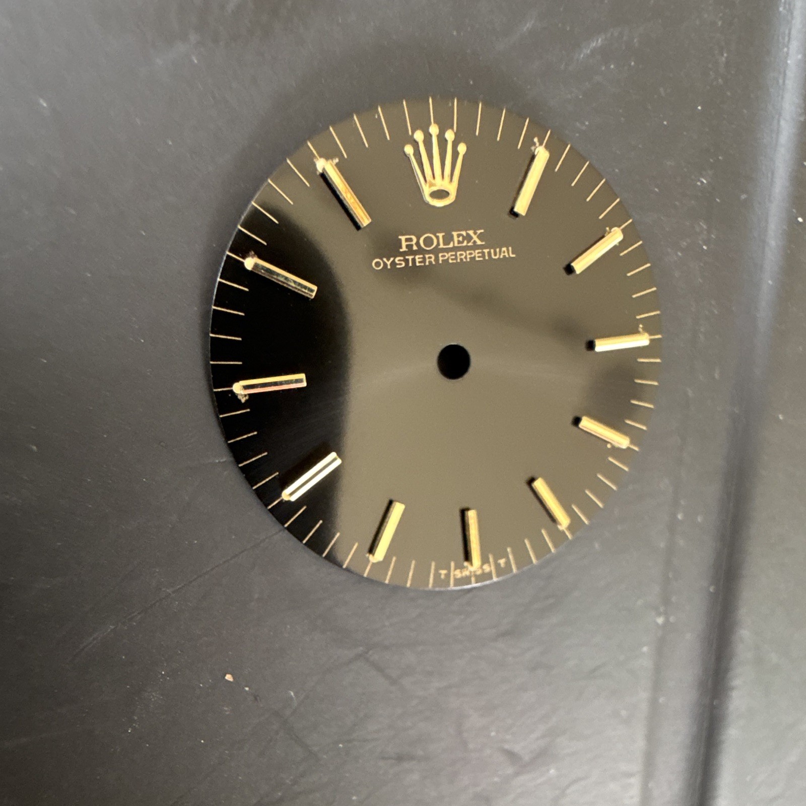 Rolex Black Dial for Rolex Oyster Perpetual Non-Numeric Hour Marks 13/6548-8-29