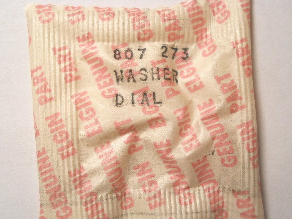 ELGIN 807 Genuine Factory Replacement Watch Part #273 – DIAL WASHER