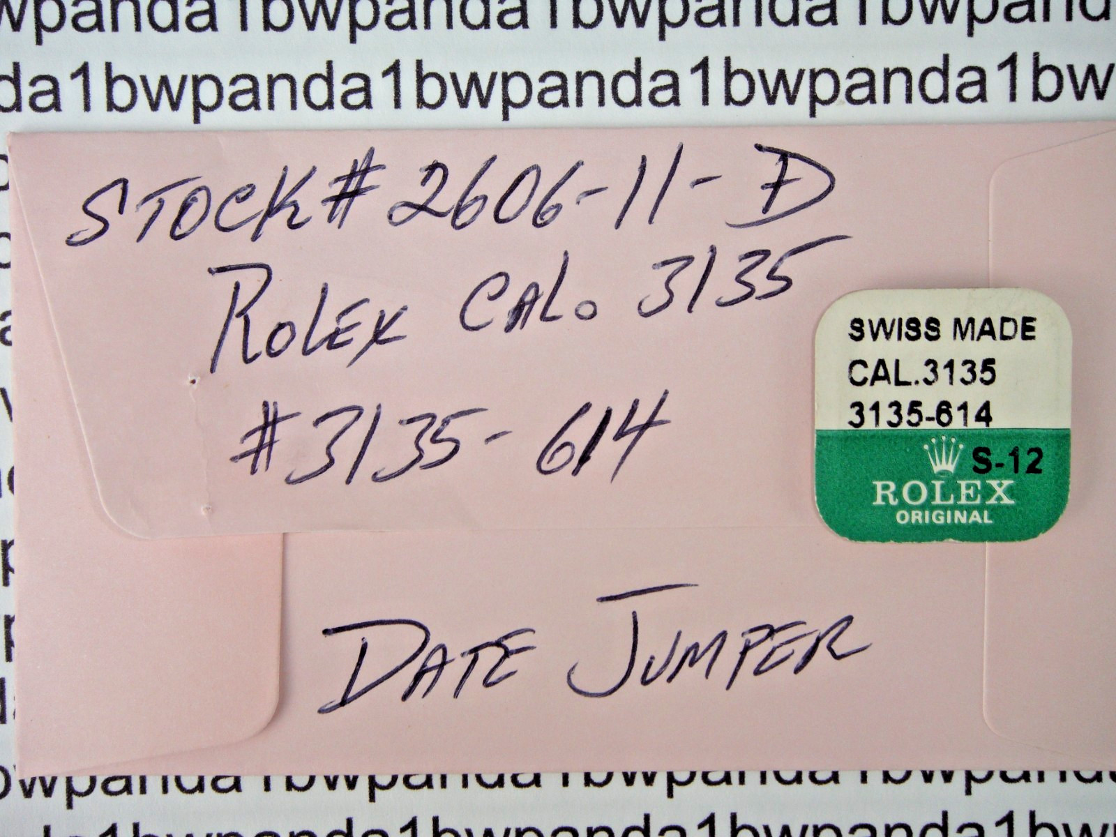OEM Rolex #3135-614 Date Jumper Calibers 3135=3136=3155=3175=3185 NOS=New Sealed