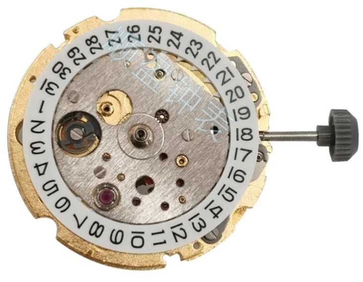 Miyota 8215 Japan Automatic Movement 21 Jewels, Date 3 Gold