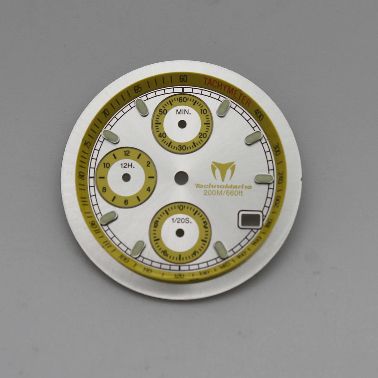 Technomarine Cruise 30mm Silver & Yellow Sub-Dials For 36mm Watch