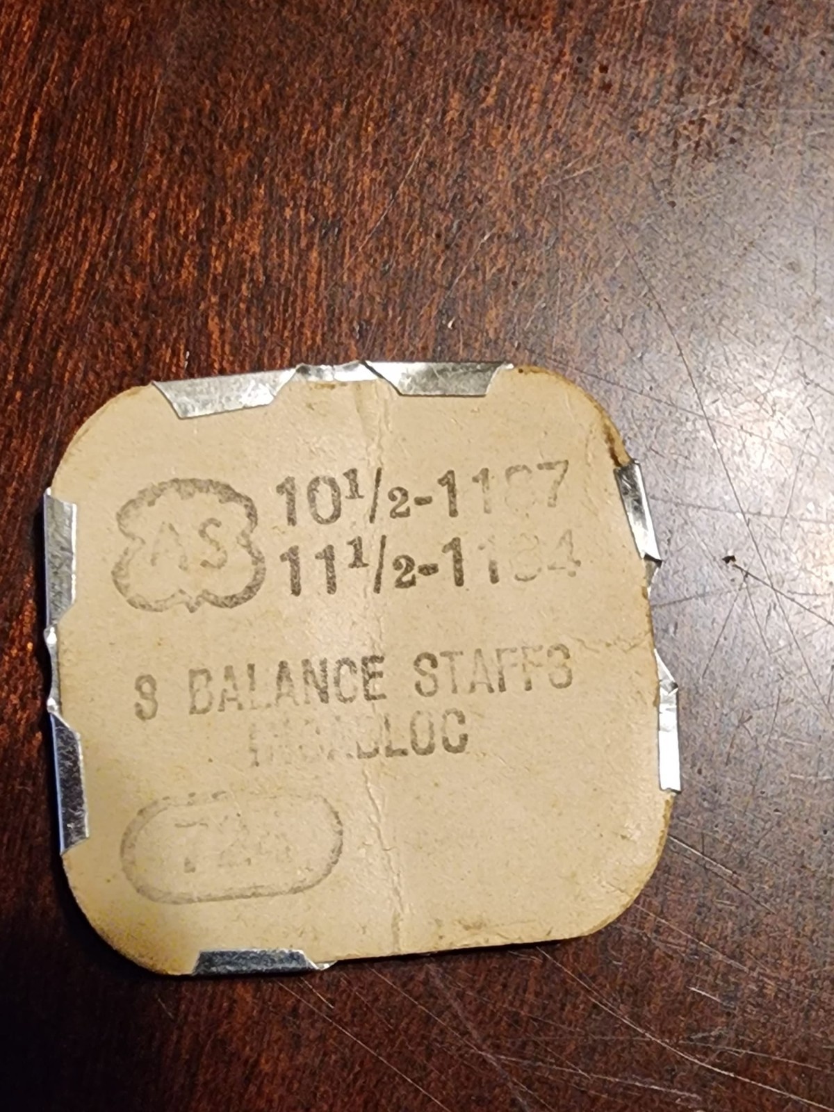 Vintage AS 1167 1220 1477 Balance Staffs #724 – Swiss Watch Repair Parts