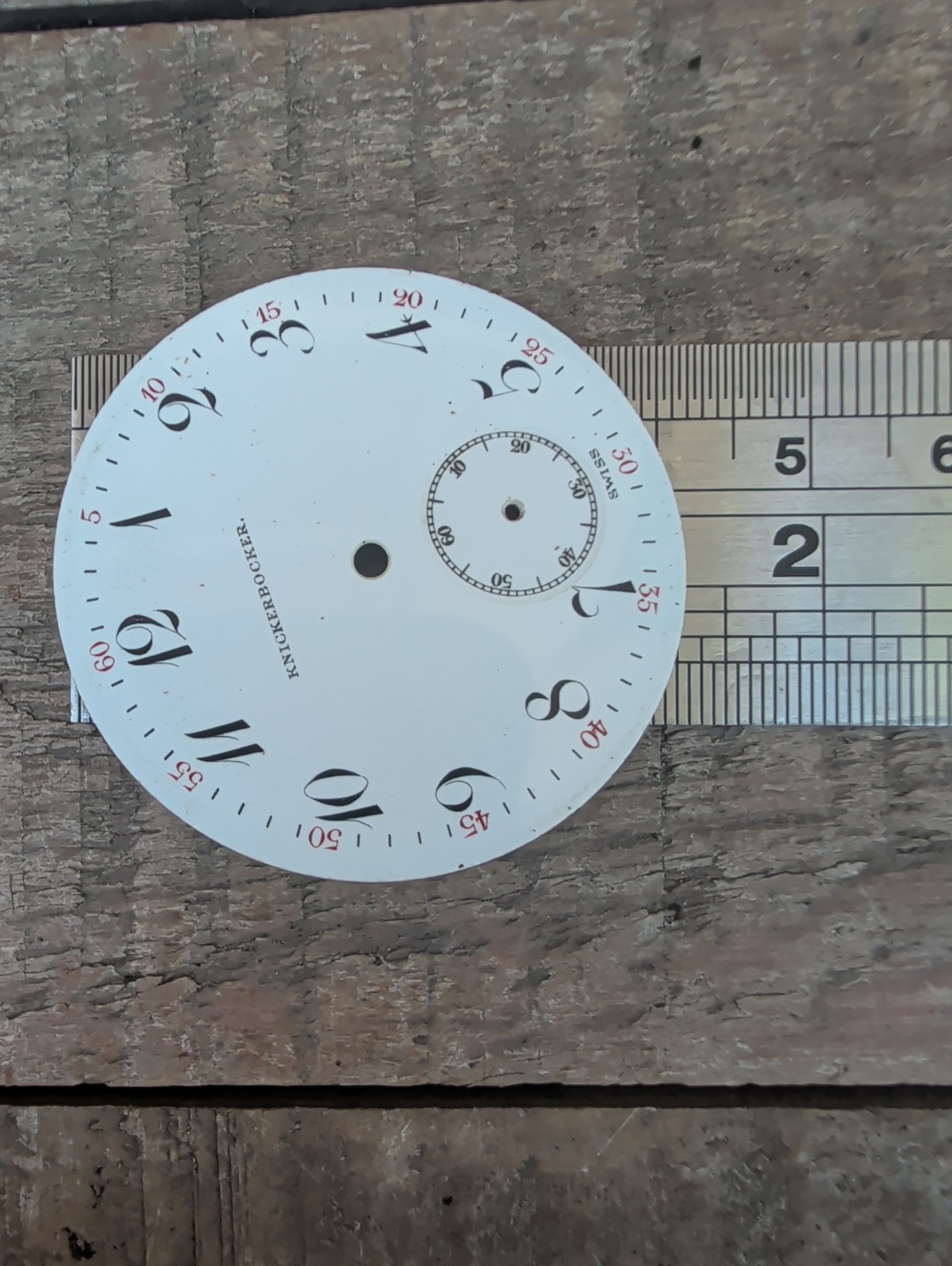 Knickerbocker NICE Pocket Watch Dial – OEM Replacement Part
