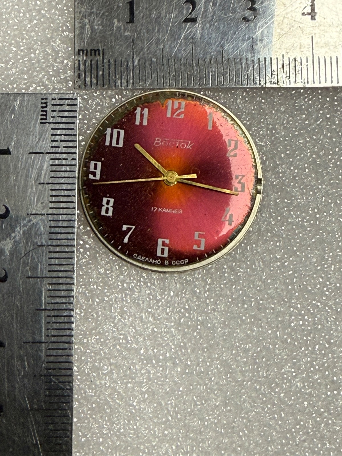 Watch movement USSR Vostok Cal.2409A plus Dial.For parts.