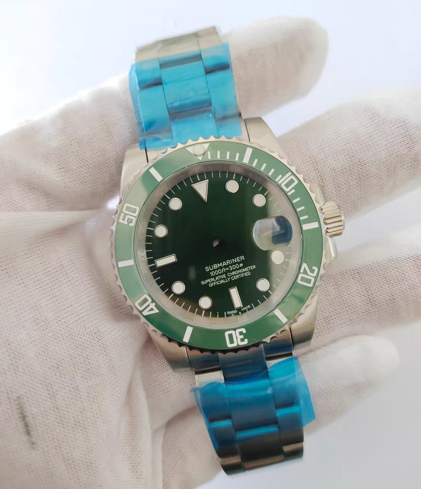 DIY Watch Part Kit for ETA 2824 2836 Submariner WatchCase+Dial+Hands+Steel Strap