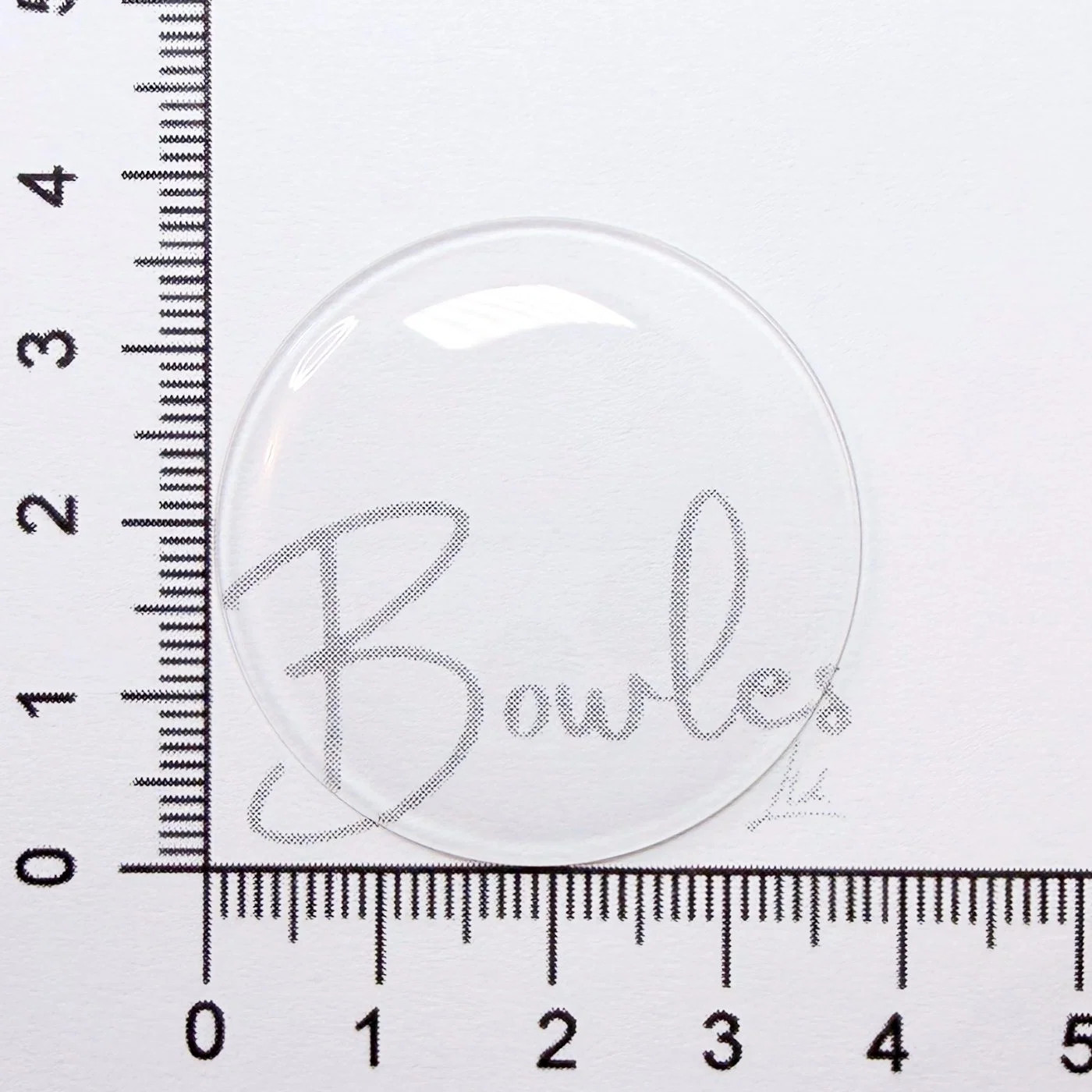 37.3mm Round Medium Dome Mineral Glass Watch Crystal – Antique New Old Stock