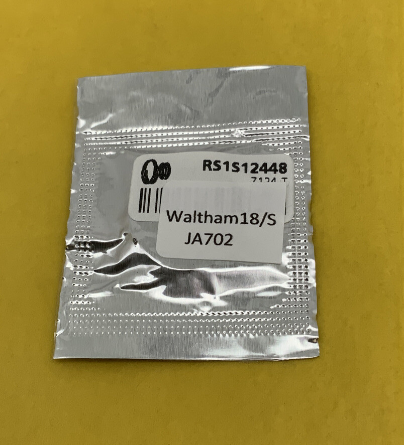 Waltham 18/S Mainspring W/ T End. Part JA702. New Old Stock