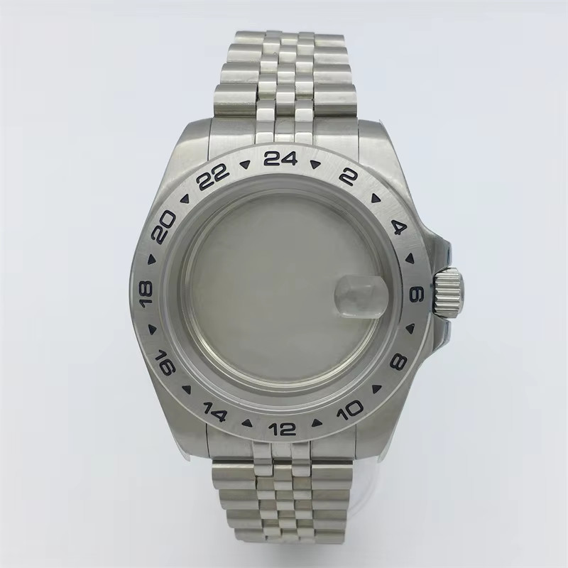 40Mm /43Mm Explore 2 Case Solid Bezel Sapphire Glass Fit NH34 NH35 NH36 ETA2824