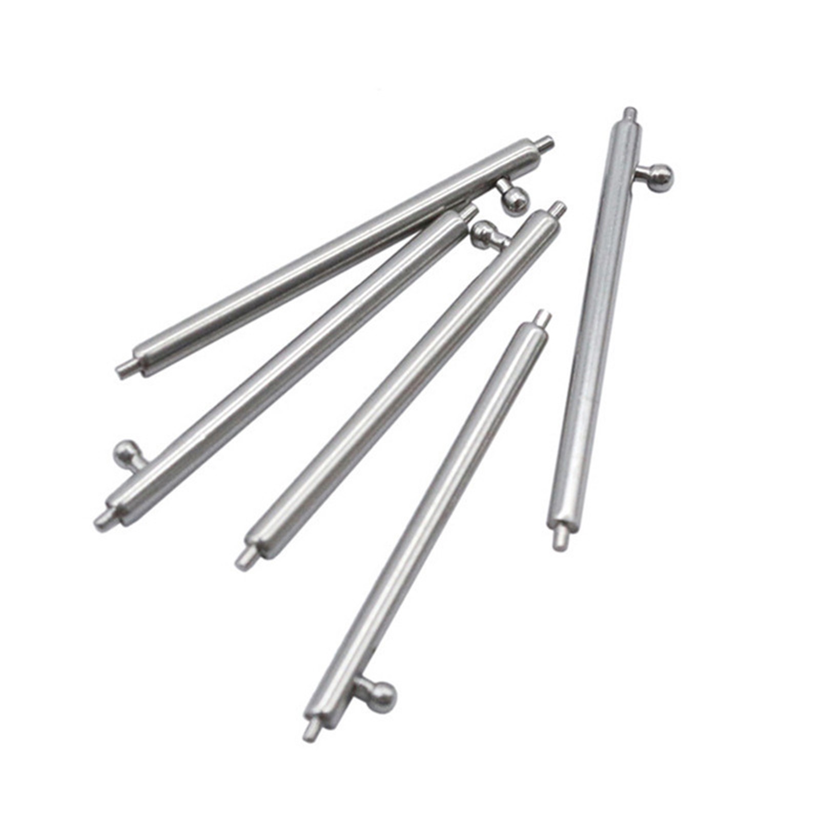 1 Box Stainless Steel 14-24mm 1.8mm Thickness Watch Strap Spring Bars Pin u