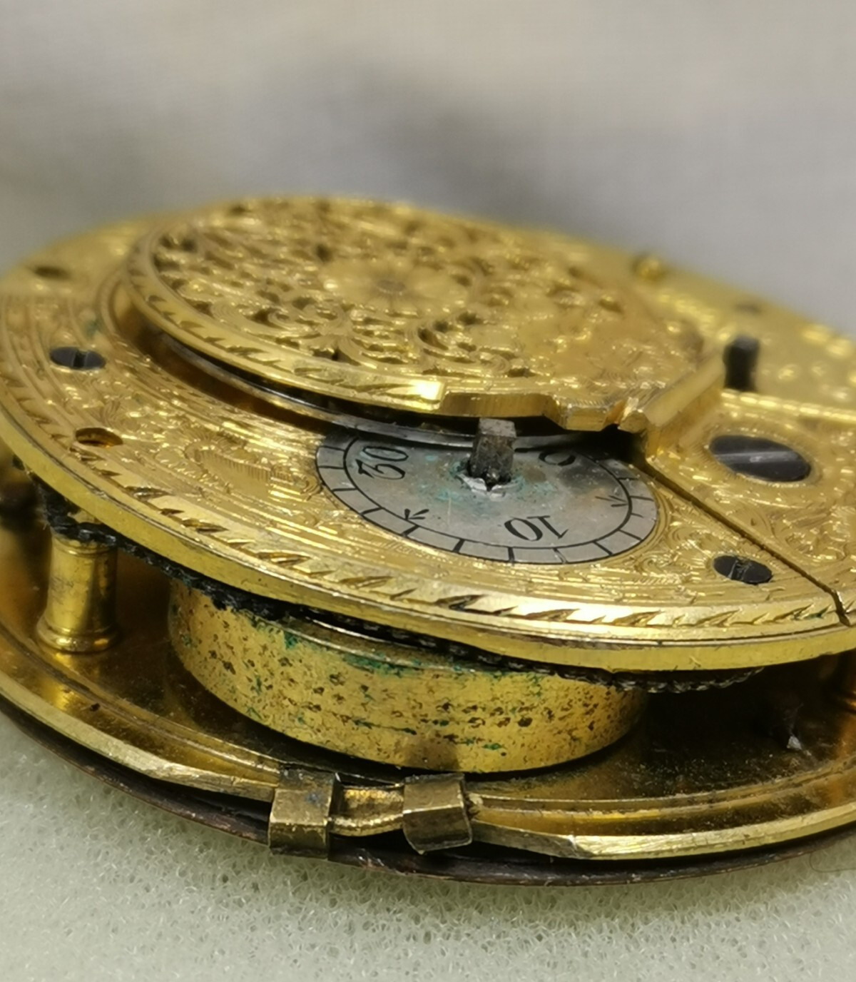 A. Bernaschina Verge Fusee Pocket Watch Movement Repair/Parts