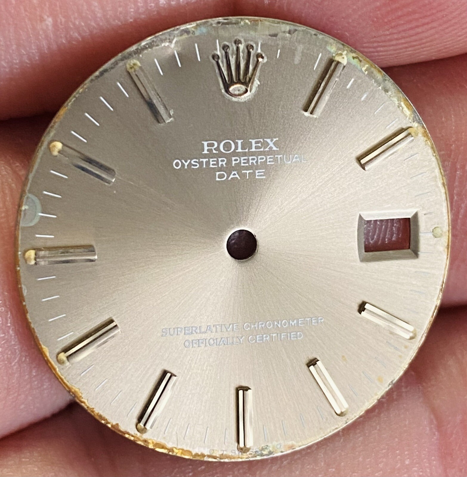 Rolex Sigma Dial For Date 34mm Model Ref 1500 & 1501
