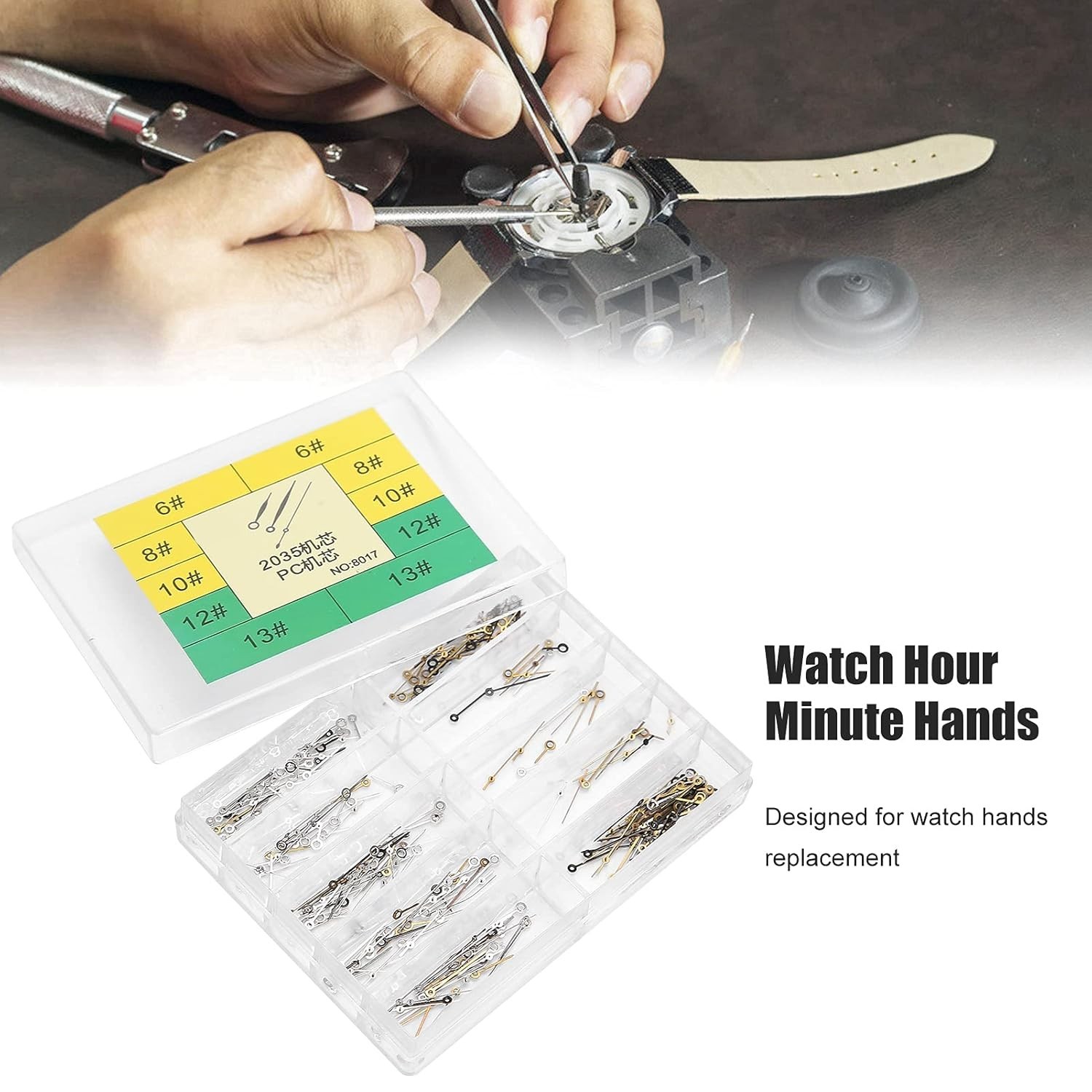 Hands Watch Replacement Needles, Watch Hour Minute Second Hands Replacement W…