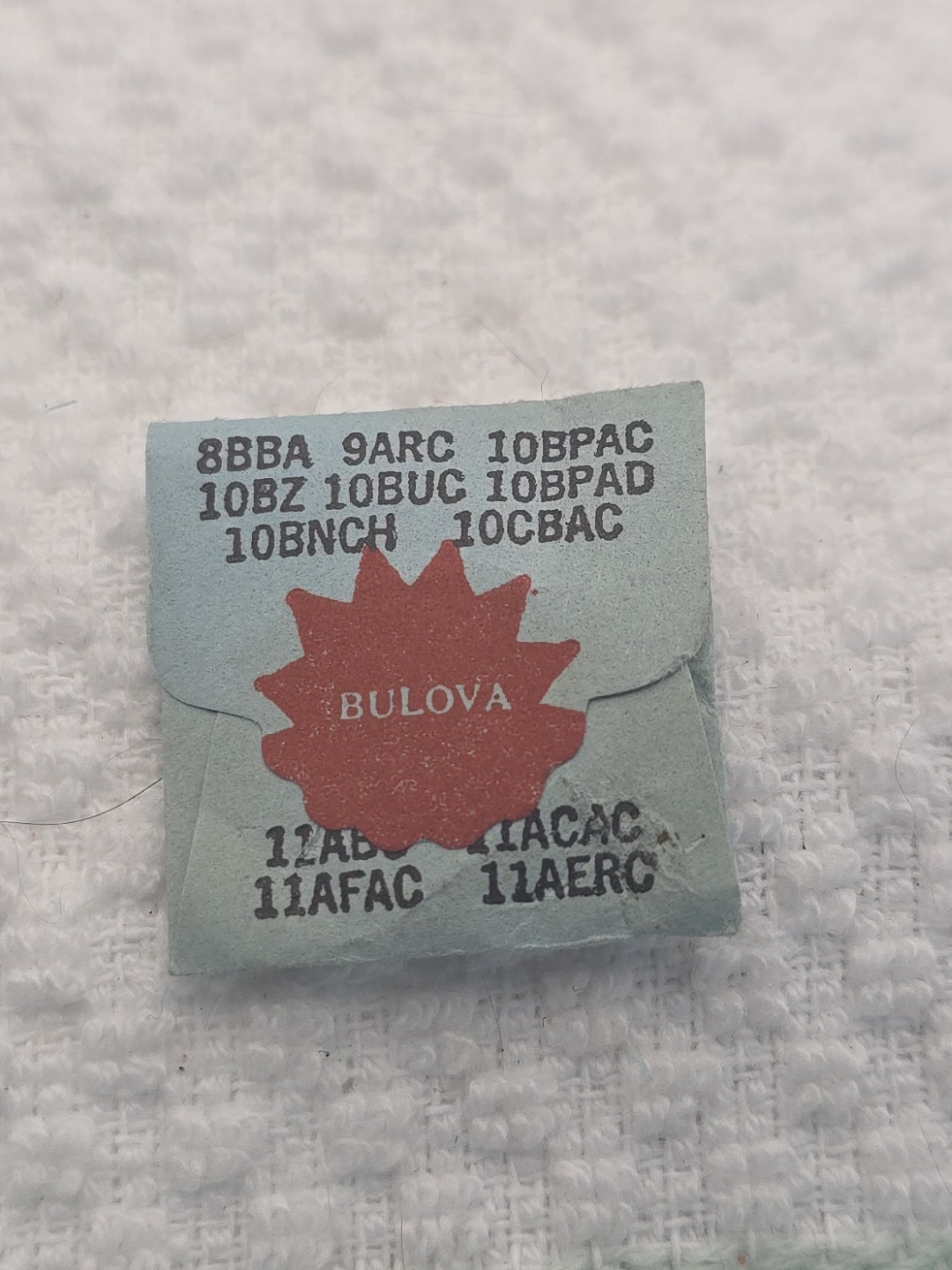 Bulova 1 Upper & Lower Hinged Shock resistor Inside Spring 10CSC 81H-82H