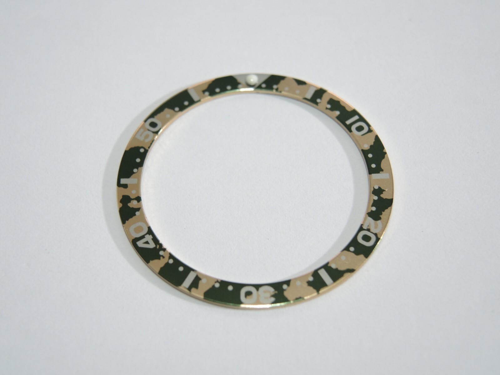 NEW BEZEL INSERT FLAT CAMOUFLAGE LARGE DIVERS SKX007-009 /6309-7040 /7002-7001