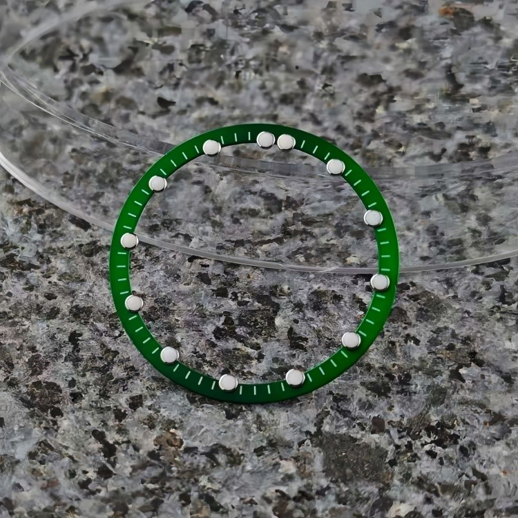 NH70 Dial 28.5mm Skeletonized Dial Green Lume Fit NH70/NH71/NH72 Movement