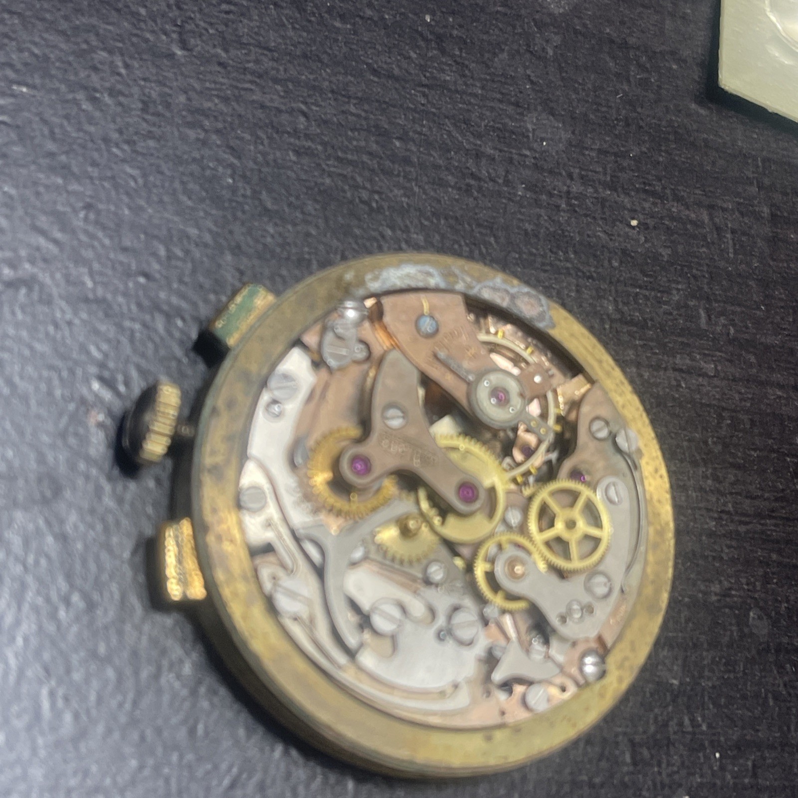 Vintage Chronograph walker ferrotex Movement & Dial Nobiles Swiss M