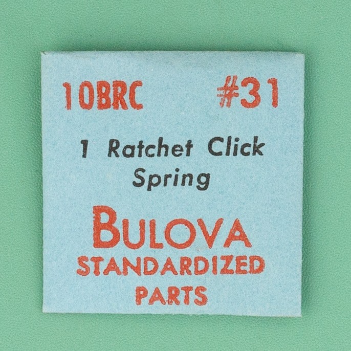Gen Bulova Part 31 Ratchet Click Spring 9AR 9ARC 9AS 9ASC 10BRC 10CMC NOS 0157