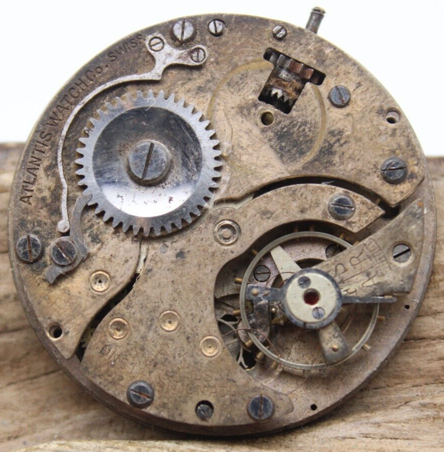 ATLANTIC MEN’S POCKET WATCH MOVEMENT 6j 39.6mm (GD2)