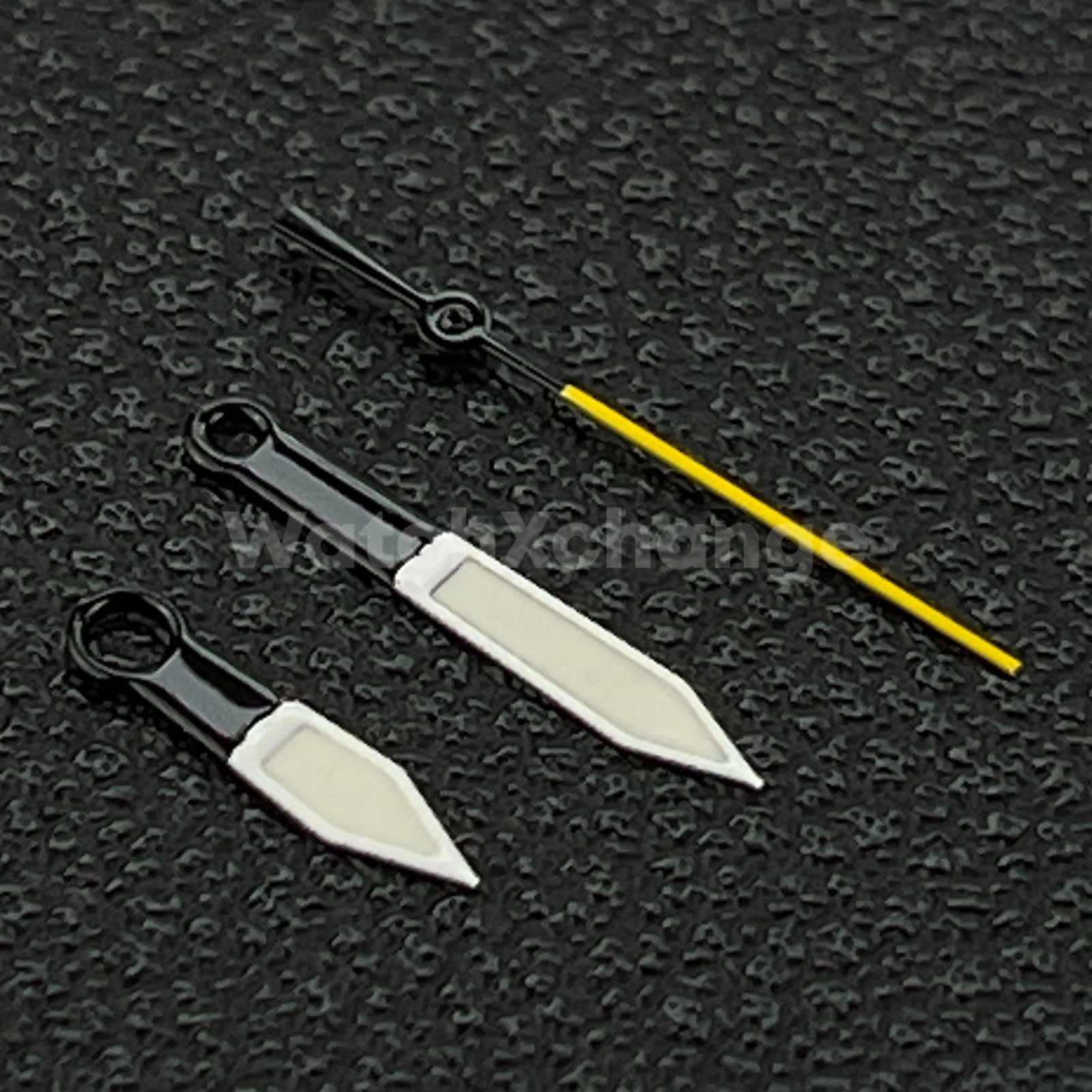 Black White & Yellow Watch Hands For Seiko NH34 NH35 4R35 NH36 4R36 7S36