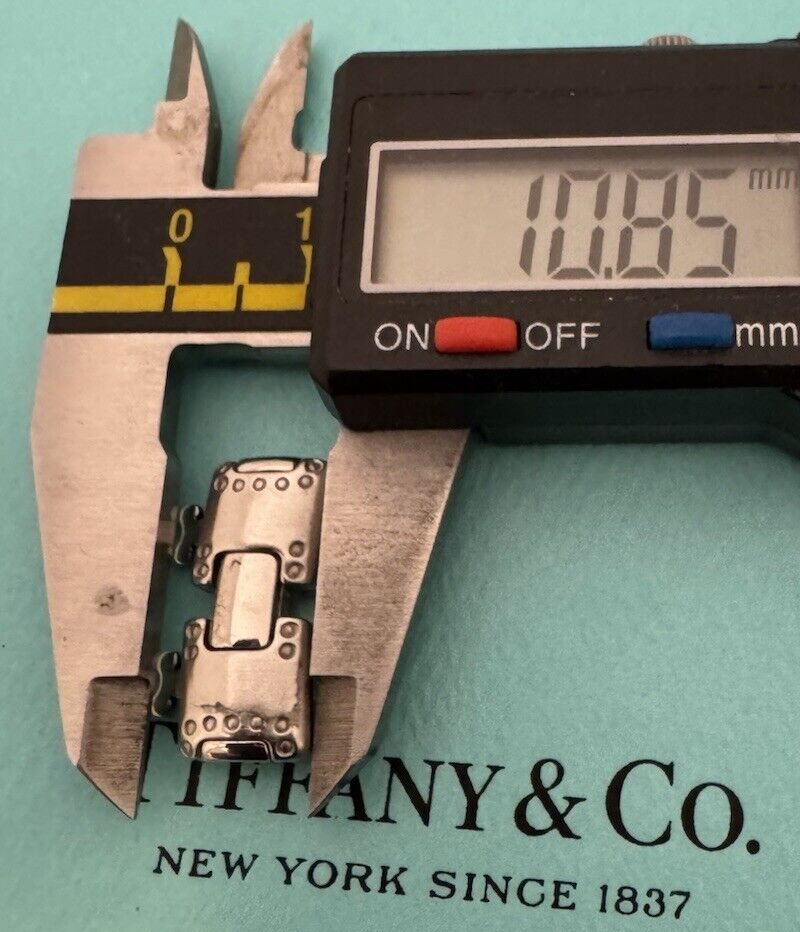 Tiffany & Co WATCH LINK STREAM AMERICA WATCH SERIES 20 MM Sterling Silver SWISS