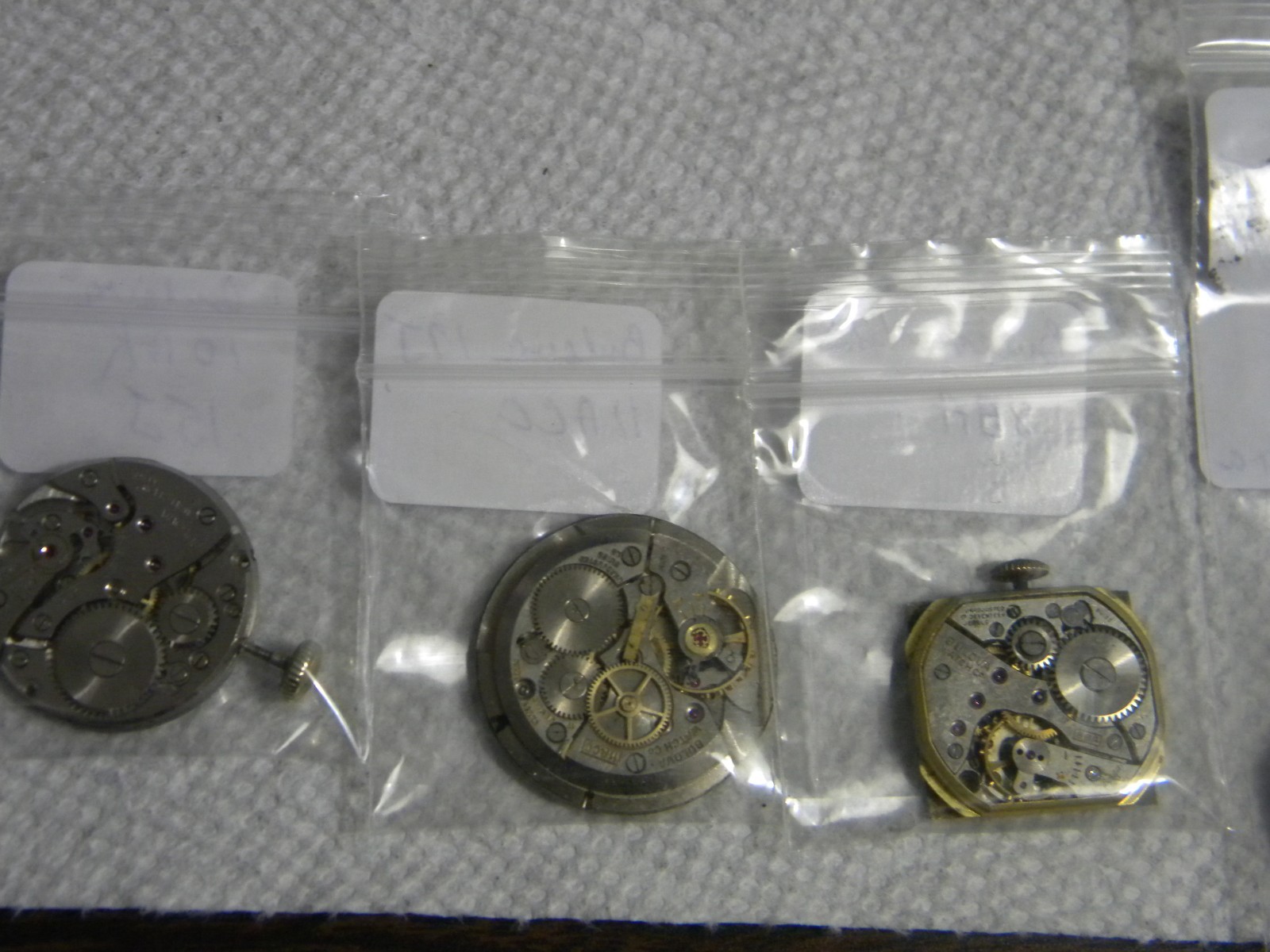Lot Bulova Movements 10BT 10AX 10AK 11ACC 8BA 8AC 8AE 8AH & Partials for Parts