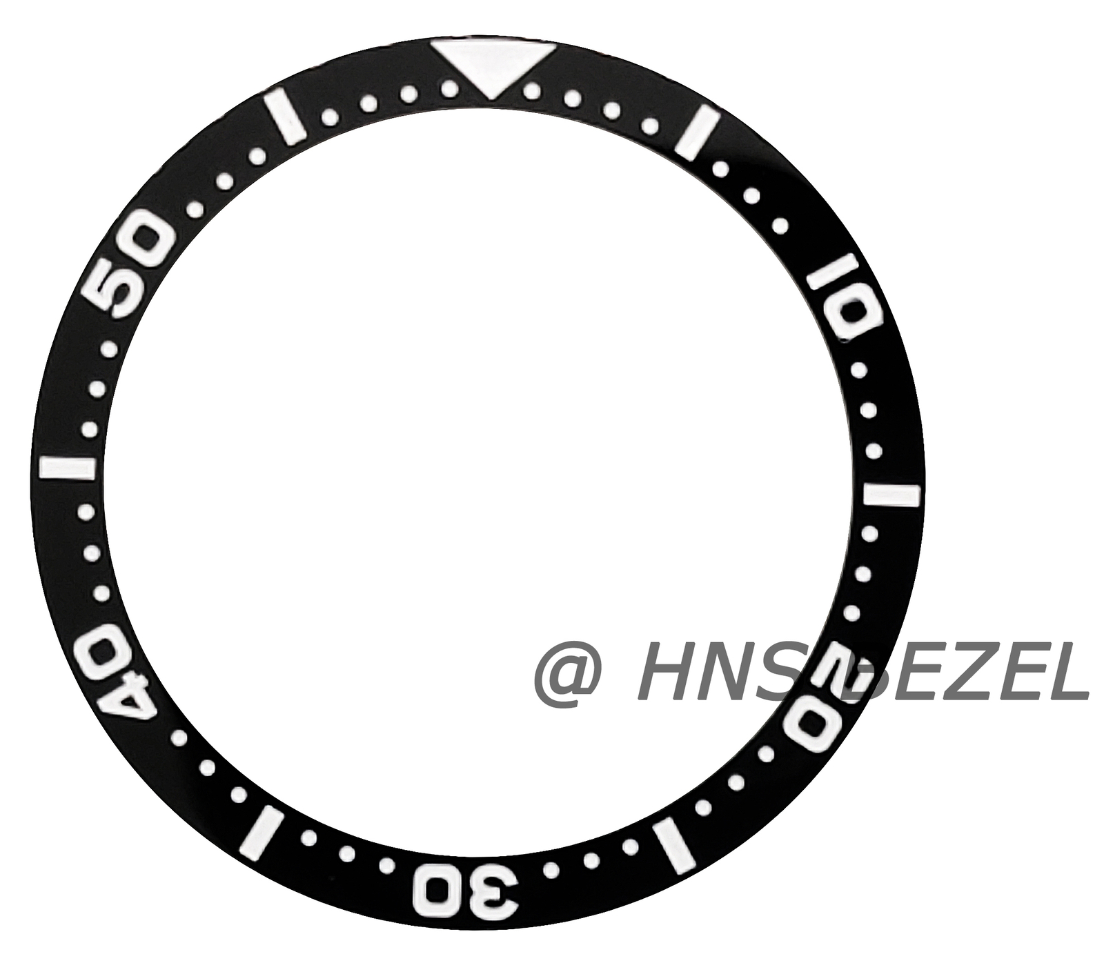 BLACK CERAMIC BEZEL INSERT FOR SEIKO 6105 8110 7002 6309 7S26 0020 6306 SKX007 