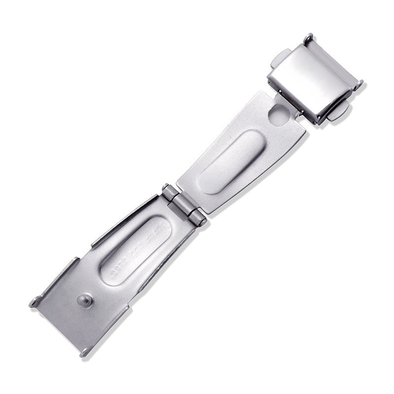 18mm 20mm 22mm Double Lock Safety Clasp Stainless Steel Watch Buckle
