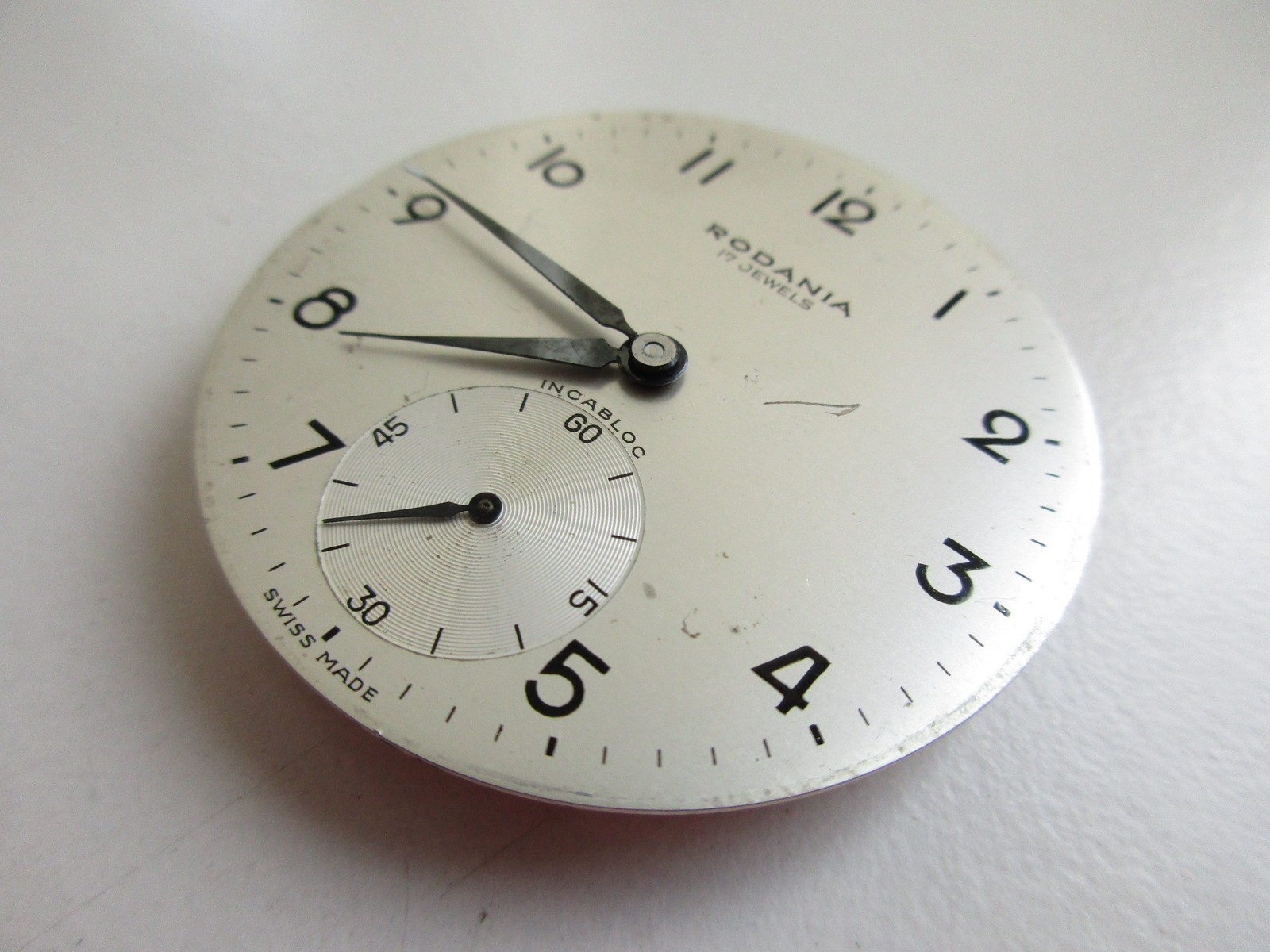 Rodania 17 jewels AS cal. 1073 vintage pocket watch movement – running