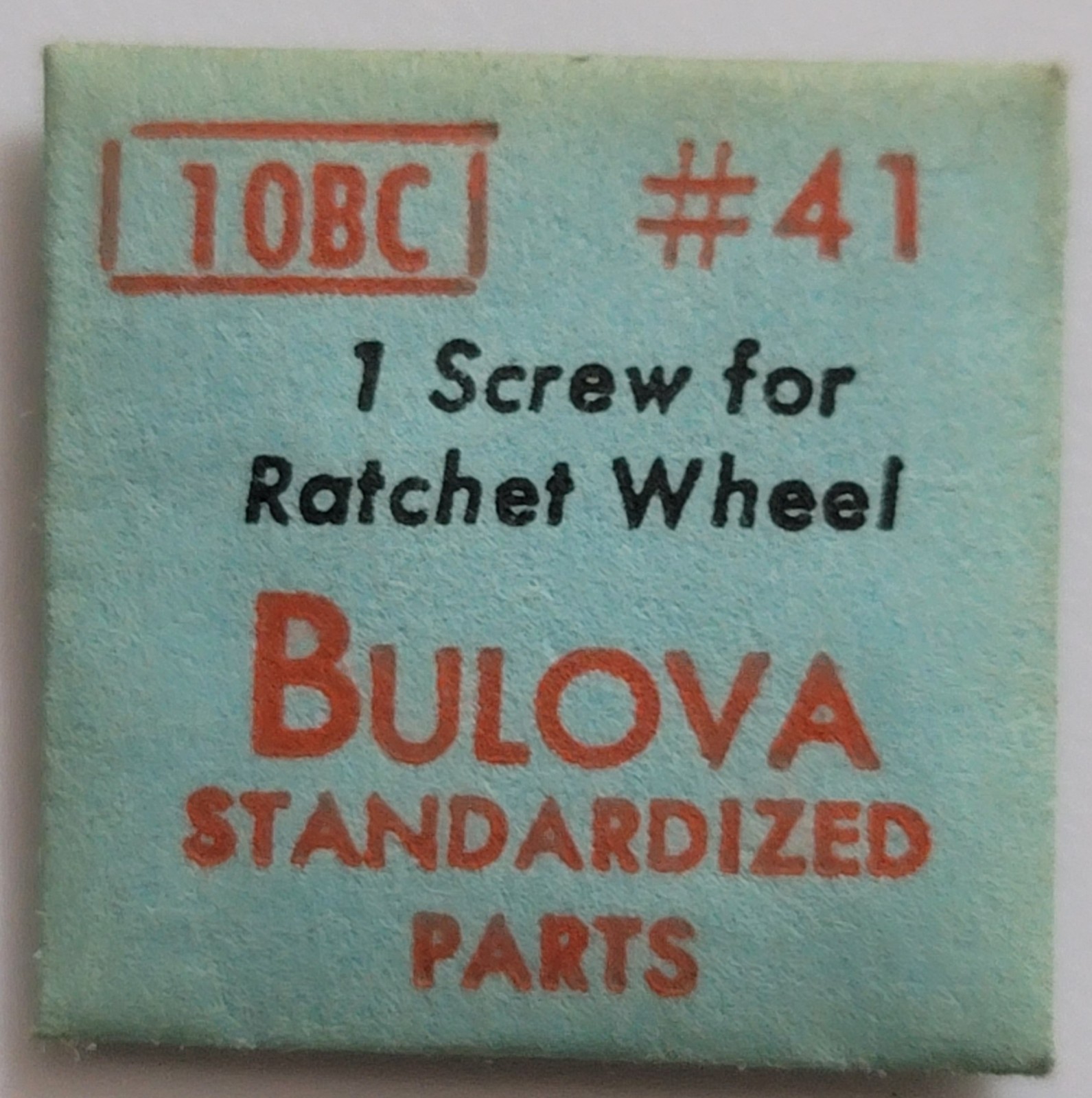 SB3: Genuine Bulova Watch Parts | Calibers 6AH-11AC | Ratchet Wheel Screw #41