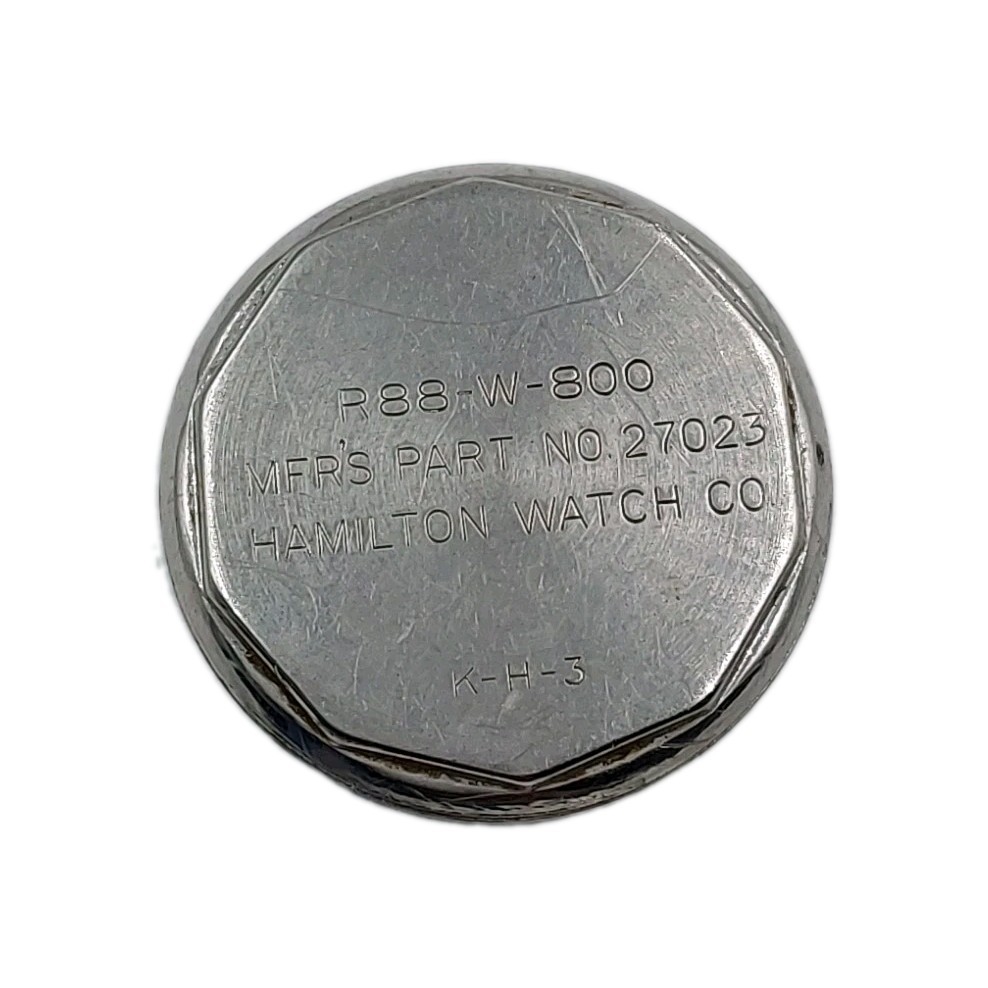 Military Hamilton R88-W-800 Wristwatch Case Back Only 2046