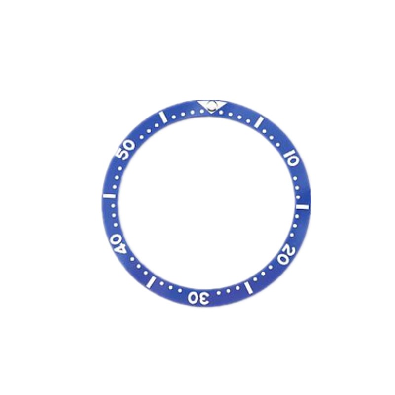 38mm Flat Luminous Ceramic Watch Bezel Replacement For SKX007/009/011 Series