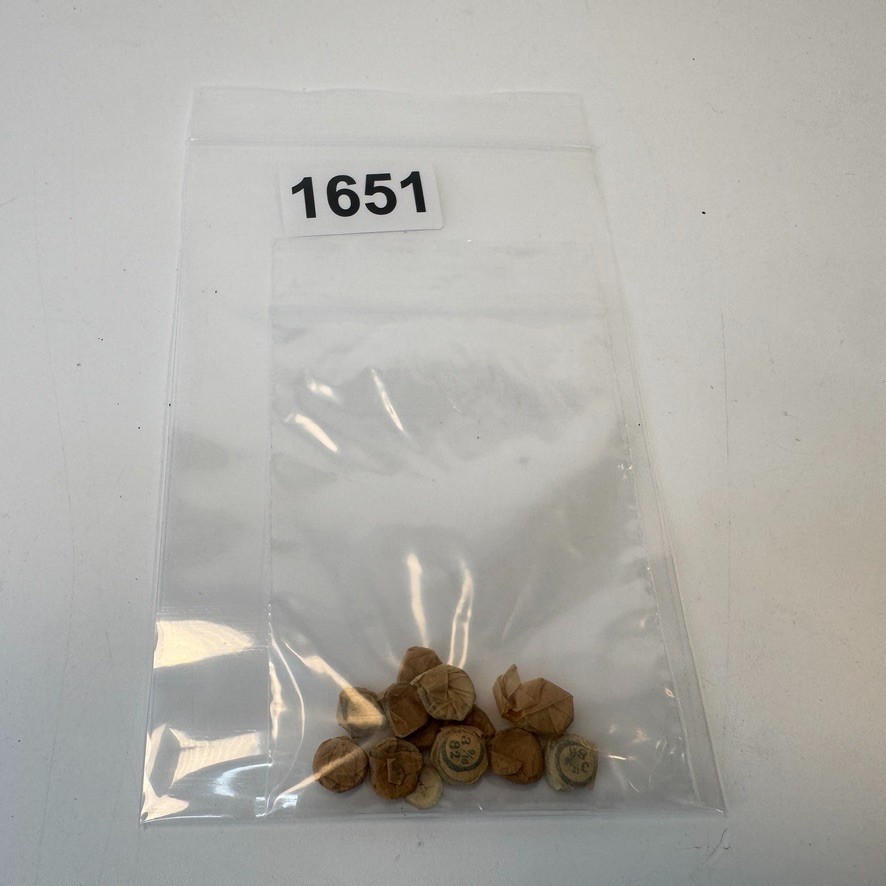 Lot of 13 Glass Mineral Domed Miniature Watch Crystals all near 8mm