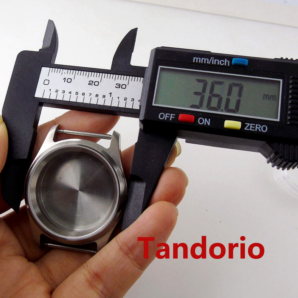 36mm Pilot Sapphire 20ATM Diving Watch Case Japan NH34A NH35A NH36A 2824 Aviator