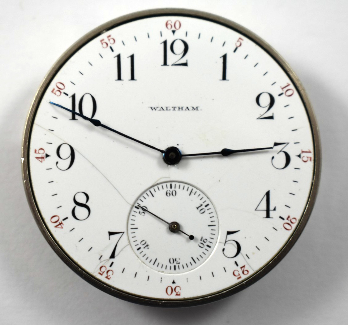 Vintage Waltham Royal 12s 17J OF Pocket Watch Movement lot.qj