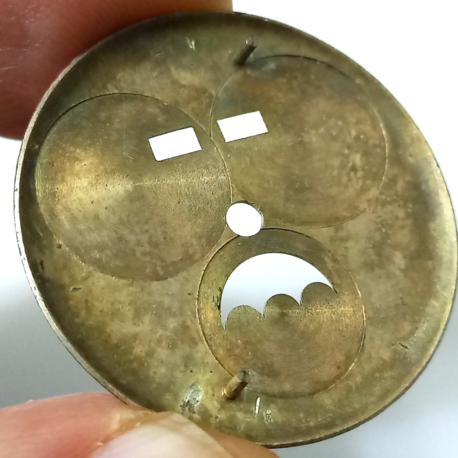 Vintage Zodiac Triple Date Moonphase Watch Dial – Caliber 12S – 29.3mm – Parts