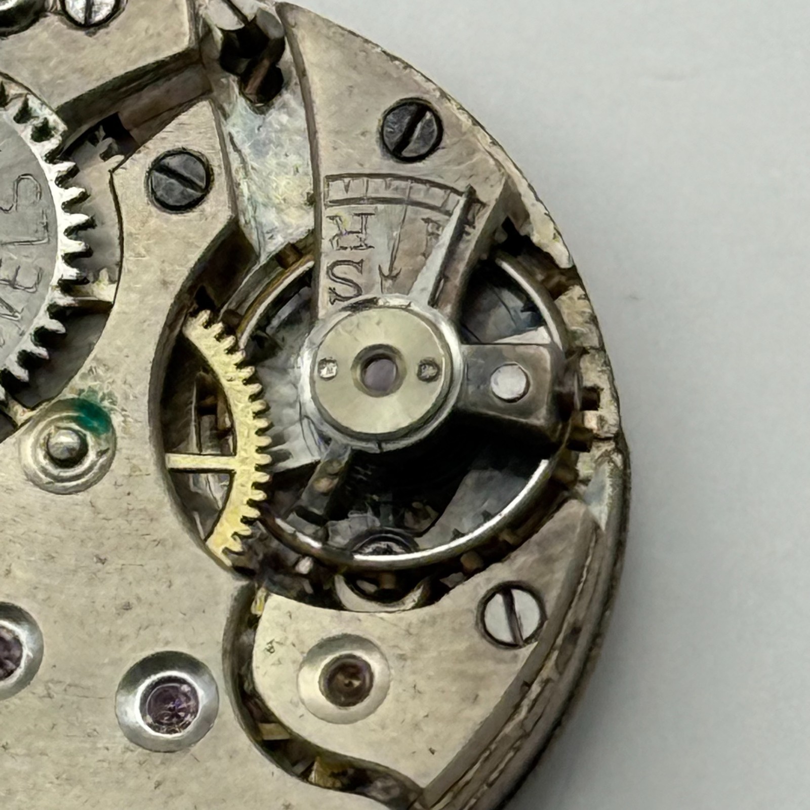 Rolex Unicorn Watch Movement Pidduck Hanley 15 Jewels Swiss Vintage Parts Repair