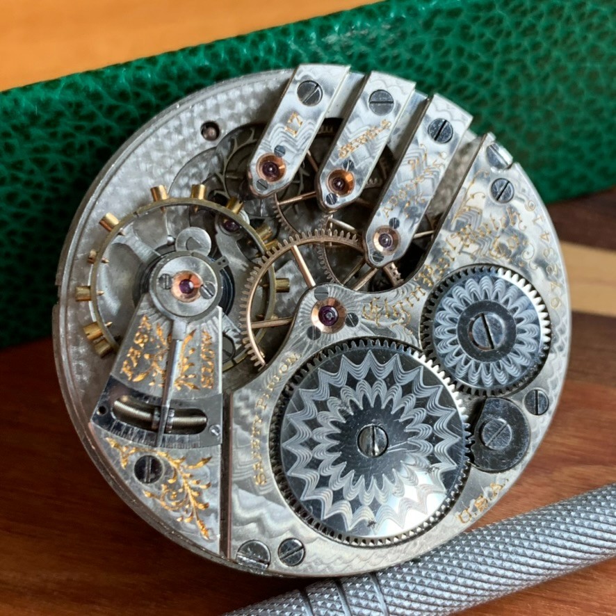 1903 Elgin Grade 243 16S 17 J 3 Finger Hunting Case Pocket Watch Movement Repair