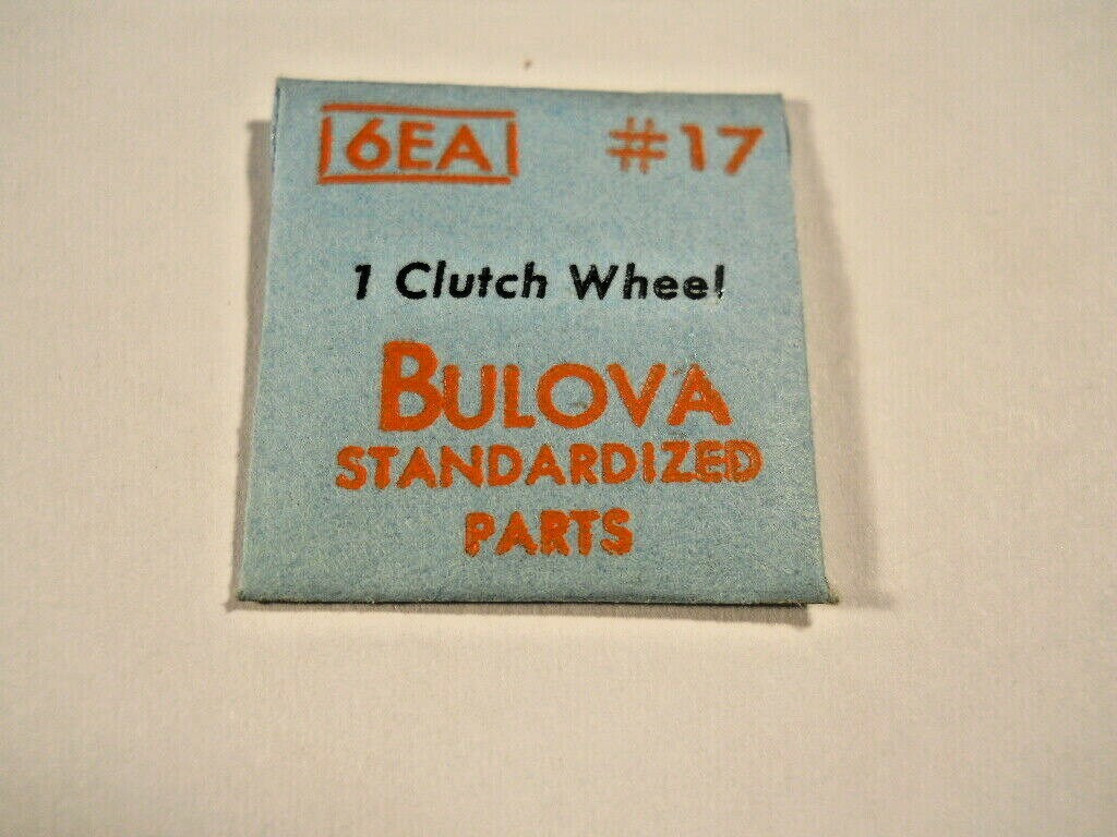 BULOVA Factory Part #17 CLUTCH WHEEL 6AM 6EA 7AK 7AM 78AD 8AE 8AH 9ASC
