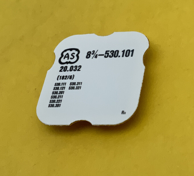 A. Schild (AS) 530.101. Part # 182 barrel and cover With Arbor. (1387)