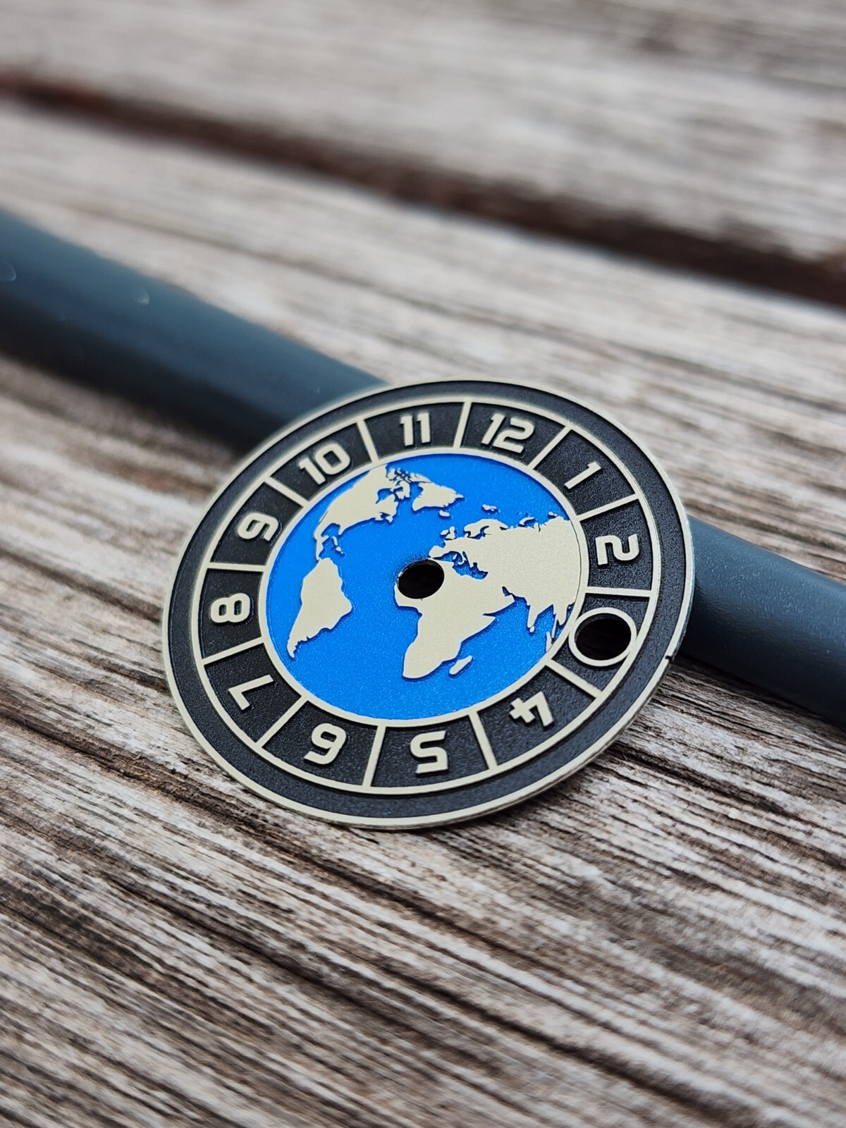 Custom-Made Laser Engraved Watch Dial | The WORLD – Order any designsize